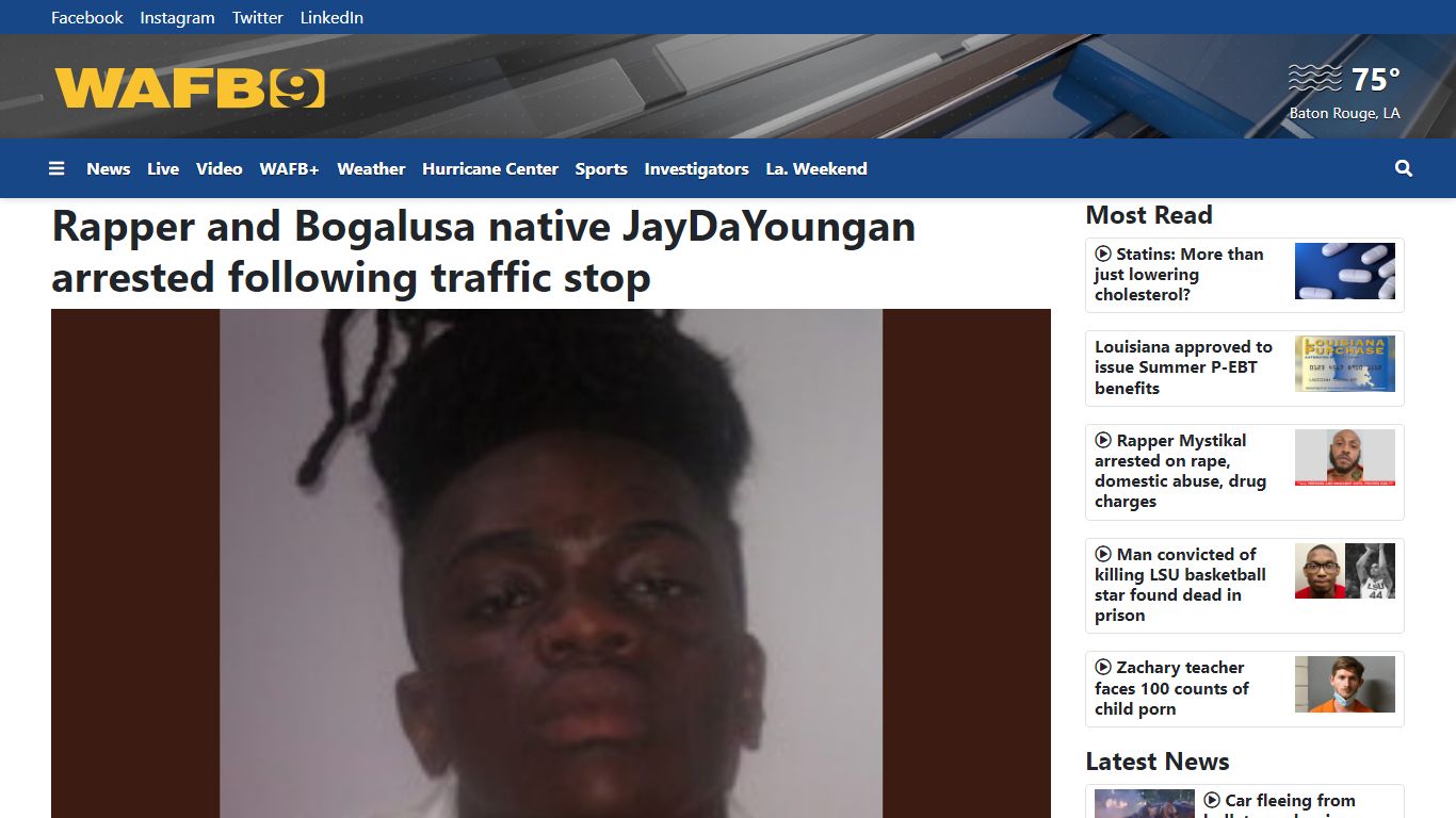 Rapper and Bogalusa native JayDaYoungan arrested following ...